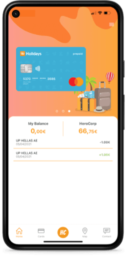 Our app for cardholders offers full control of their cards 