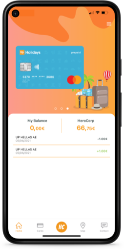 Our app for cardholders offers full control of their cards 